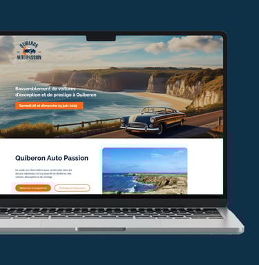 Site internet Quiberon Auto Passion