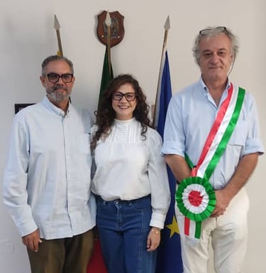 Alumna de italiano clase con la ciudadania