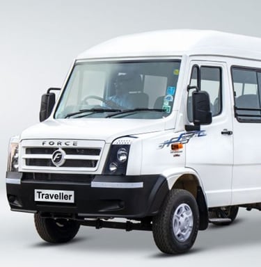 Lakshya Tours fleet Tempo Traveller in Jaipur
