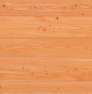 Natural larch wood featuring horizontal planks with organic grain patterns and small knots.