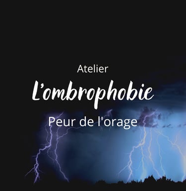 orage pluie tonnerre peur phobie angoisse fenêtre éclairs météo nuage