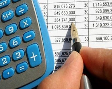 imagem da planilha de orçamento financeiro