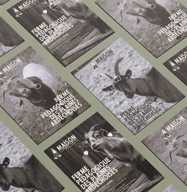 Projet Fictif - Maison Caprine - Studio Luana - Brand Designer - Graphiste