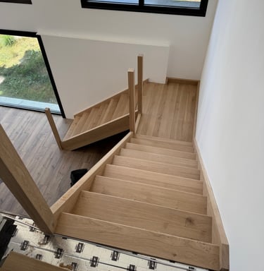 Escaliers Intérieurs Sur-Mesure, Alexis Maheut - Artisan Menuisier à Livry-Louvercy