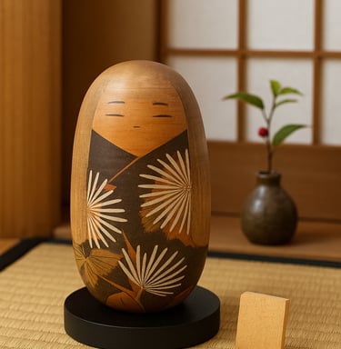 Seltene japanische Figur – handgefertigte Künstlerarbeit aus Japan