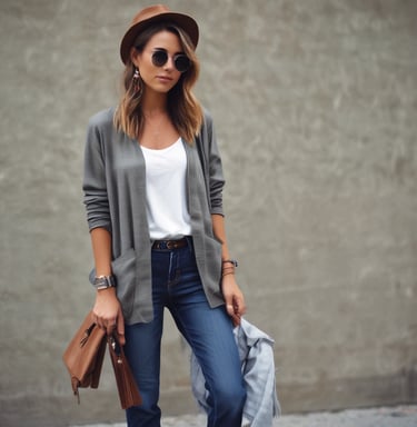 A cozy arrangement of casual wear perfect for everyday use.