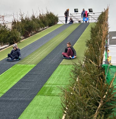 Classe de madame Vanessa sur les luges