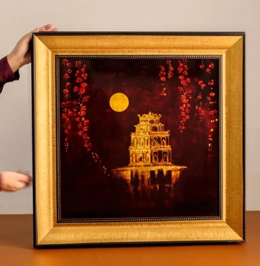 Tranh phong cảnh tặng tân gia sang trọng