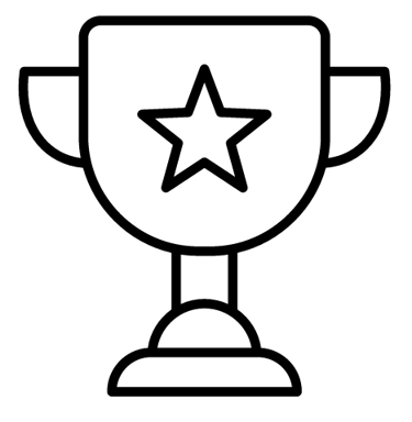 Trophy with a star on it