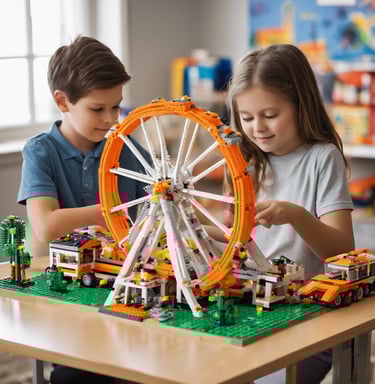 two white and black electronic device with wheels