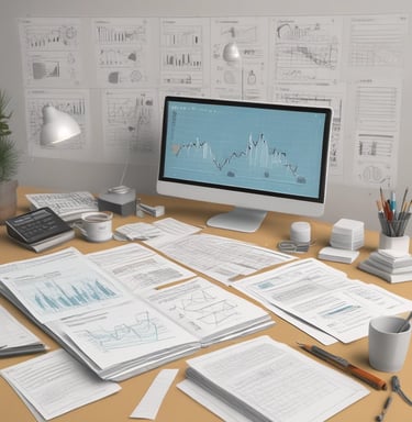 A cozy home workspace with a laptop open to an online course platform