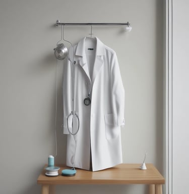 A cozy home workspace with a laptop open to an online course platform