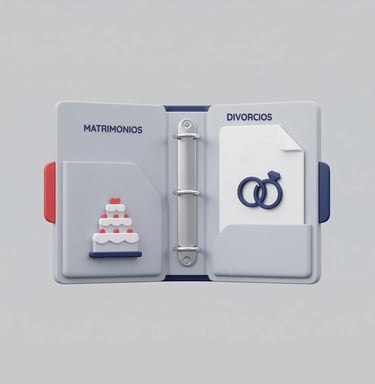 Tramites de Matrimonios y Divorcios en USA