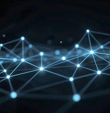 A sleek AI-powered private email server interface showing secure data encryption in progress.