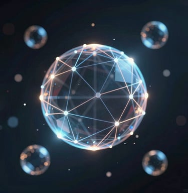 An AI assistant analyzing an inbox with highlighted priority emails and automated reply suggestions.