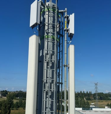Infrastructure et pylone Telecom