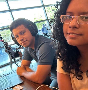 Trabajando en el aeropuerto