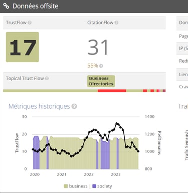 seobserver metrics screenshot