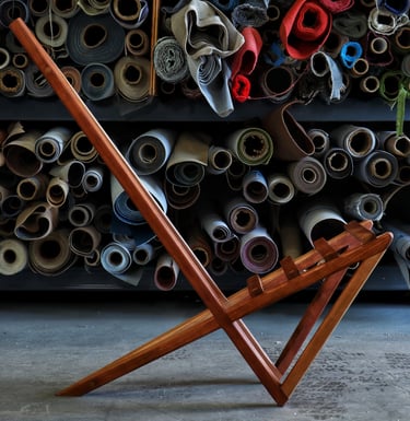 Cool wooden lounge chair