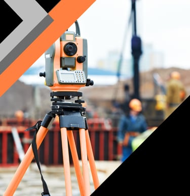 Surveying equipment for land surveys, construction surveys, engineering surveys and mapping services