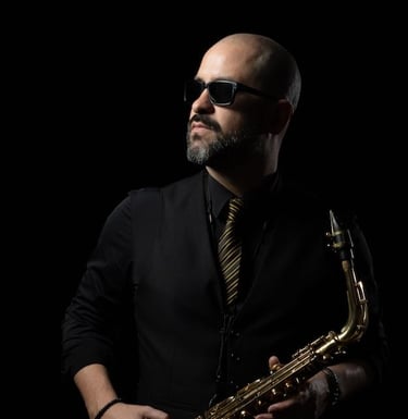 Saxofonista Elegante