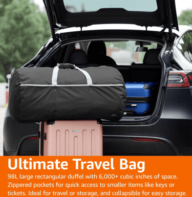 Large capacity duffle bags