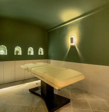 Massage room at Villa La Gratitud