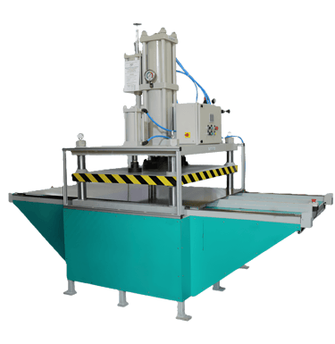 Custom made blister cutting press machine as per clients requirements manufractured by national pnuematic systems in vasai.