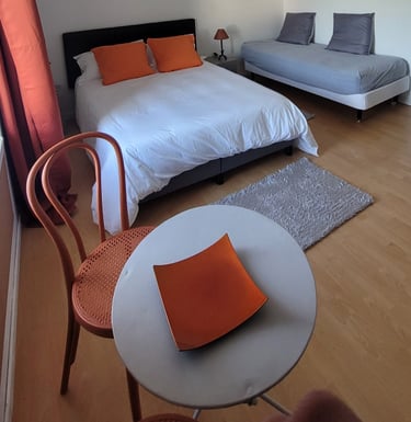Chambre Isaac Lit Double 140x190 et lit simple