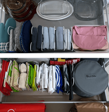 cajón bolsas después