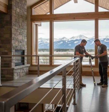 Helena Welders Interior Custom Railing