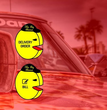 Tablet ordering landing screen showing menu categories and start order button