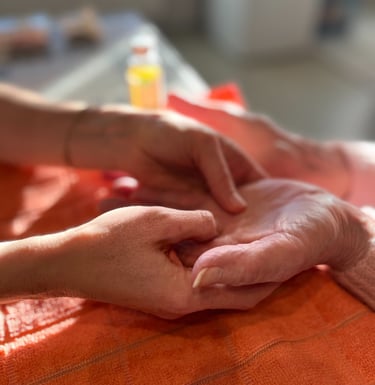 Massage des mains