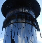 Bistre Départ de feu de conduit Ramonage Stef-flam nantes vertou reze