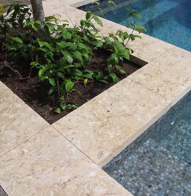 Shell stone pool