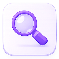 Magnifying glass icon for MuleBuy quality control and limitations section