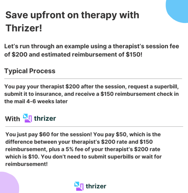 affordable out of network therapy easy reimbursement