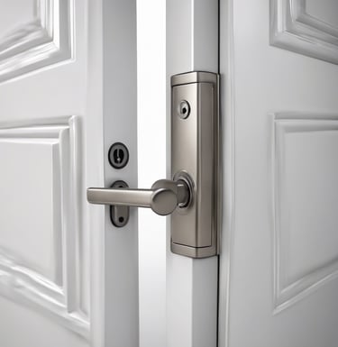 imagem de maos masculinas arrumando uma fechadura