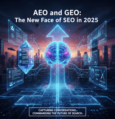 Answer Engine Optimization (AEO) and Generative Engine Optimization (GEO).