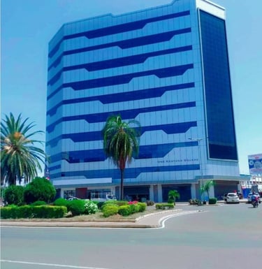 Our office building at Kisumu CBD, Swan Centre