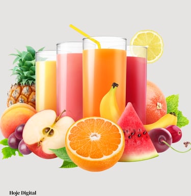 Os sucos são uma maneira deliciosa e refrescante de obter nutrientes essenciais de frutas e vegetais