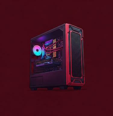 PC Gamer, PC desktop, PC de mesa com led