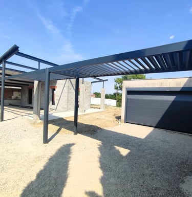 Pergola, structure métallique a Toulouse