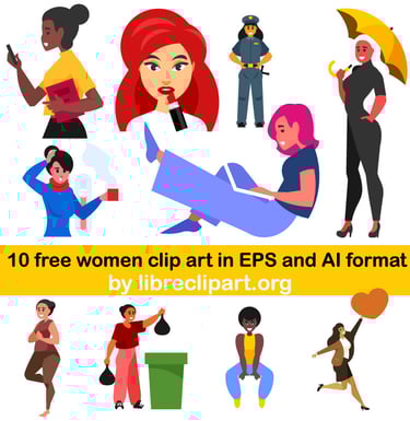 women-vector-pack-svg-format