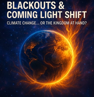 A powerful digital image showing a massive solar flare erupting from the Sun, casting intense orange