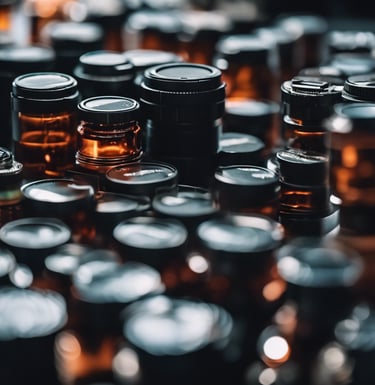 person about to pick medicine from medicine organizer