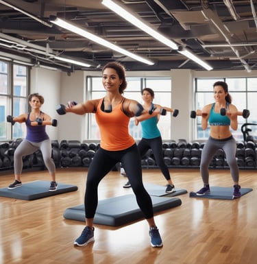 a man lifting a barbell in a gym