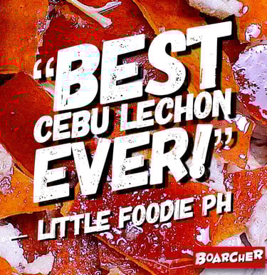 best cebu lechon ever review of boarcher cebu lechon house with lechon skin background