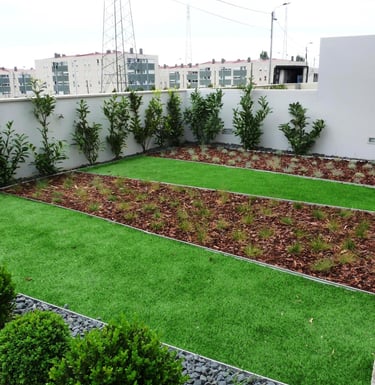 Jardim com lancil