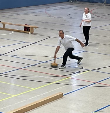 Bosseln Bossel Wurf Turnier Spieler